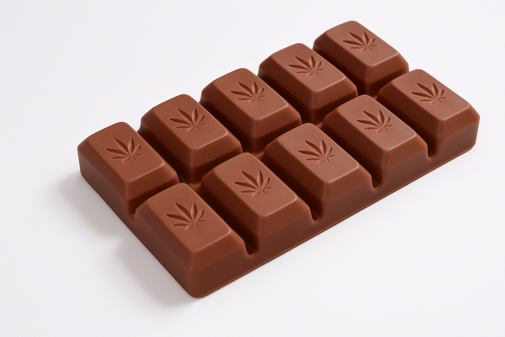Milk Chocolate Bar (10pc) — 2500mg CBD / 100mg THC